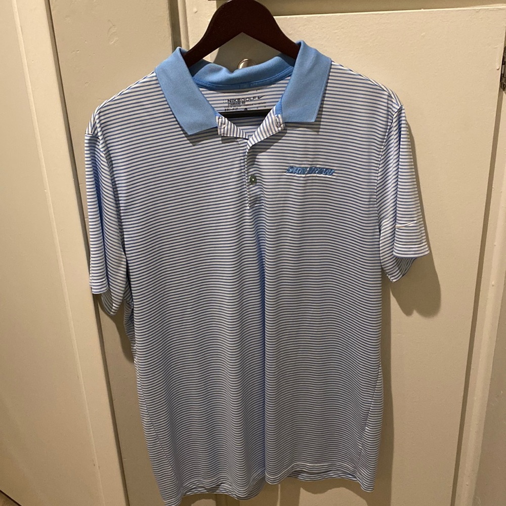 University of San Diego Striped Golf Polo Shirt